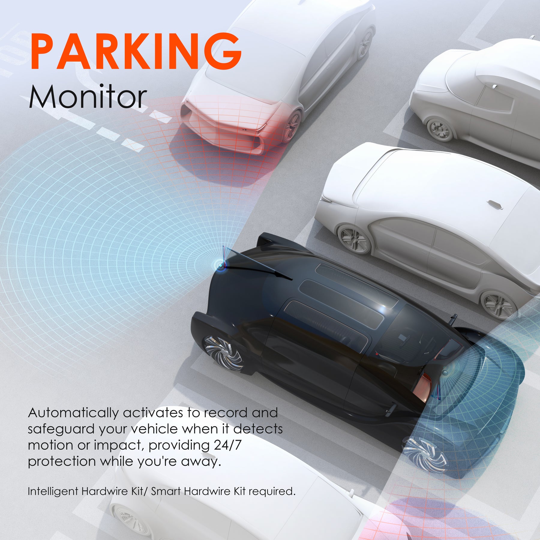 Rexing – C2 – 2K Front + 1080p Rear Dash Cam with Wi-Fi – Black