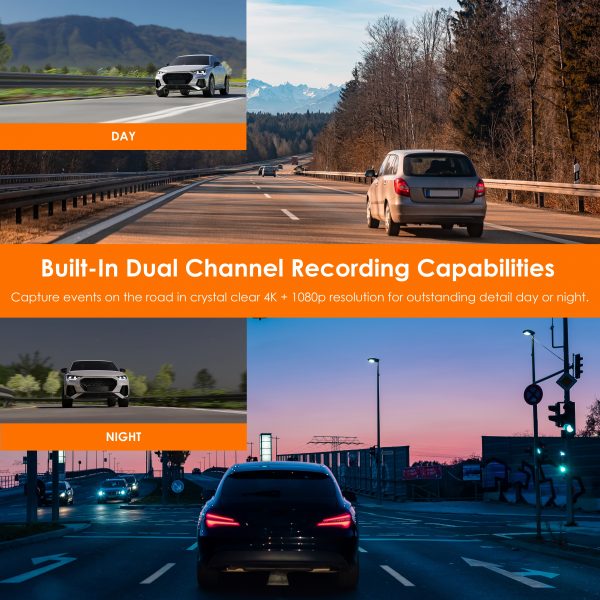 Receptor multimedia inalámbrico REXING RoadMate CPDuo: CarPlay + Android Auto + función de cámara de tablero