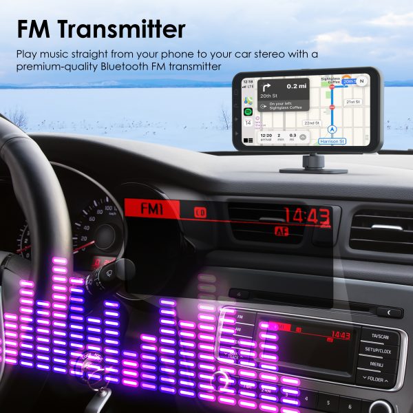 Récepteur multimédia sans fil REXING RoadMate CPStream – CarPlay + Android Auto