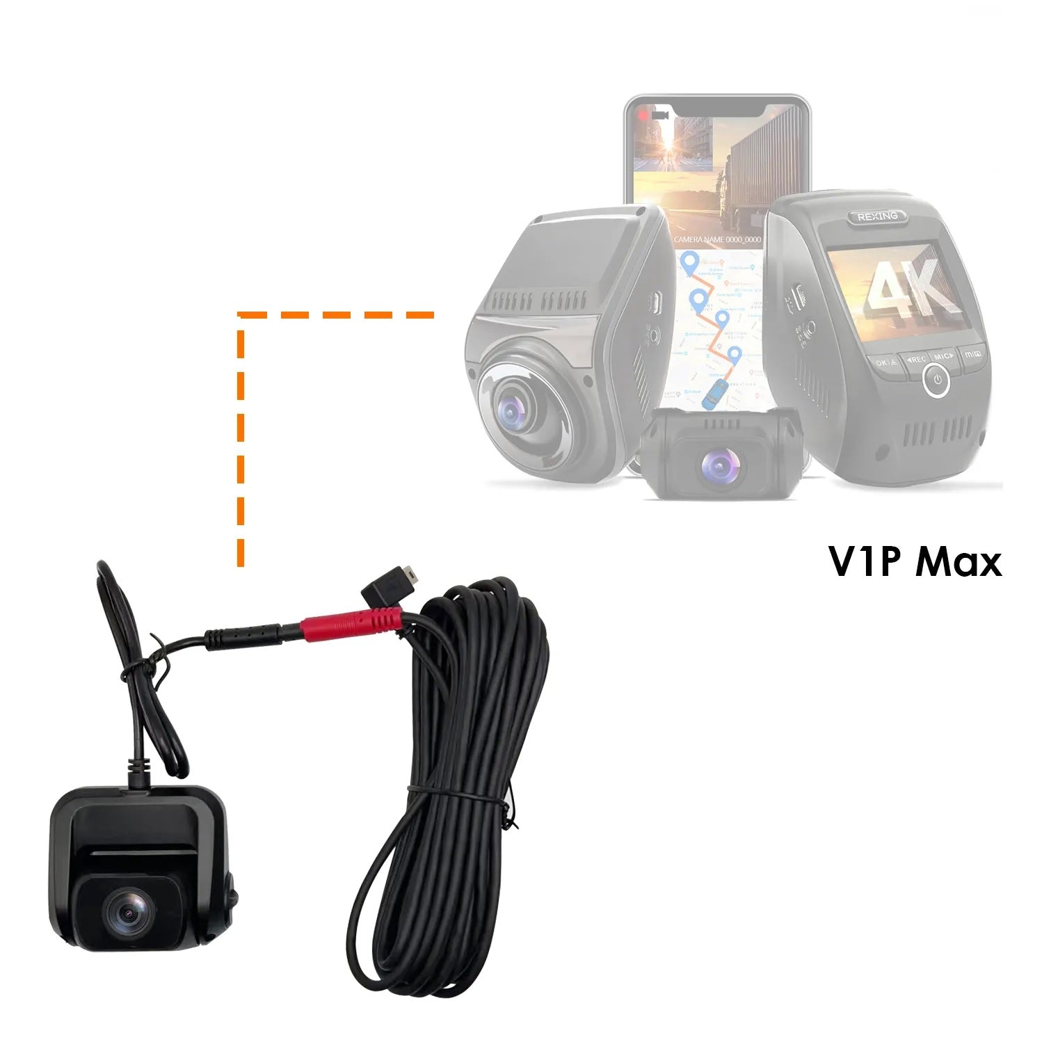 Caméra arrière Rexing V1P Max