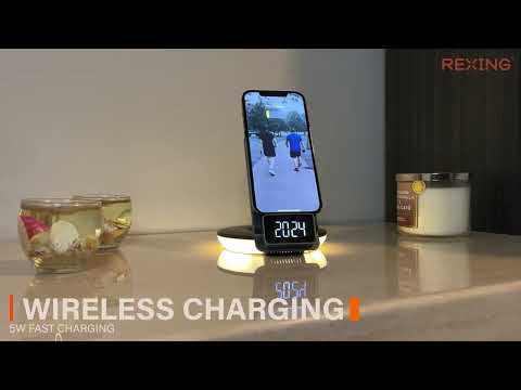 Station de charge sans fil 3-en-1 Rexing