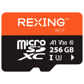 REXING microSDXC UHS-3 4K Full HD Video High Speed Transfer Monitoring SD Card with Adapter for Dash Cams, Surveillance System, Security Camera, & Body Cam
