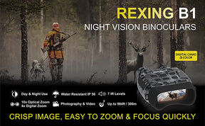 Gafas y binoculares de visión nocturna Rexing B1 (camuflaje digital)