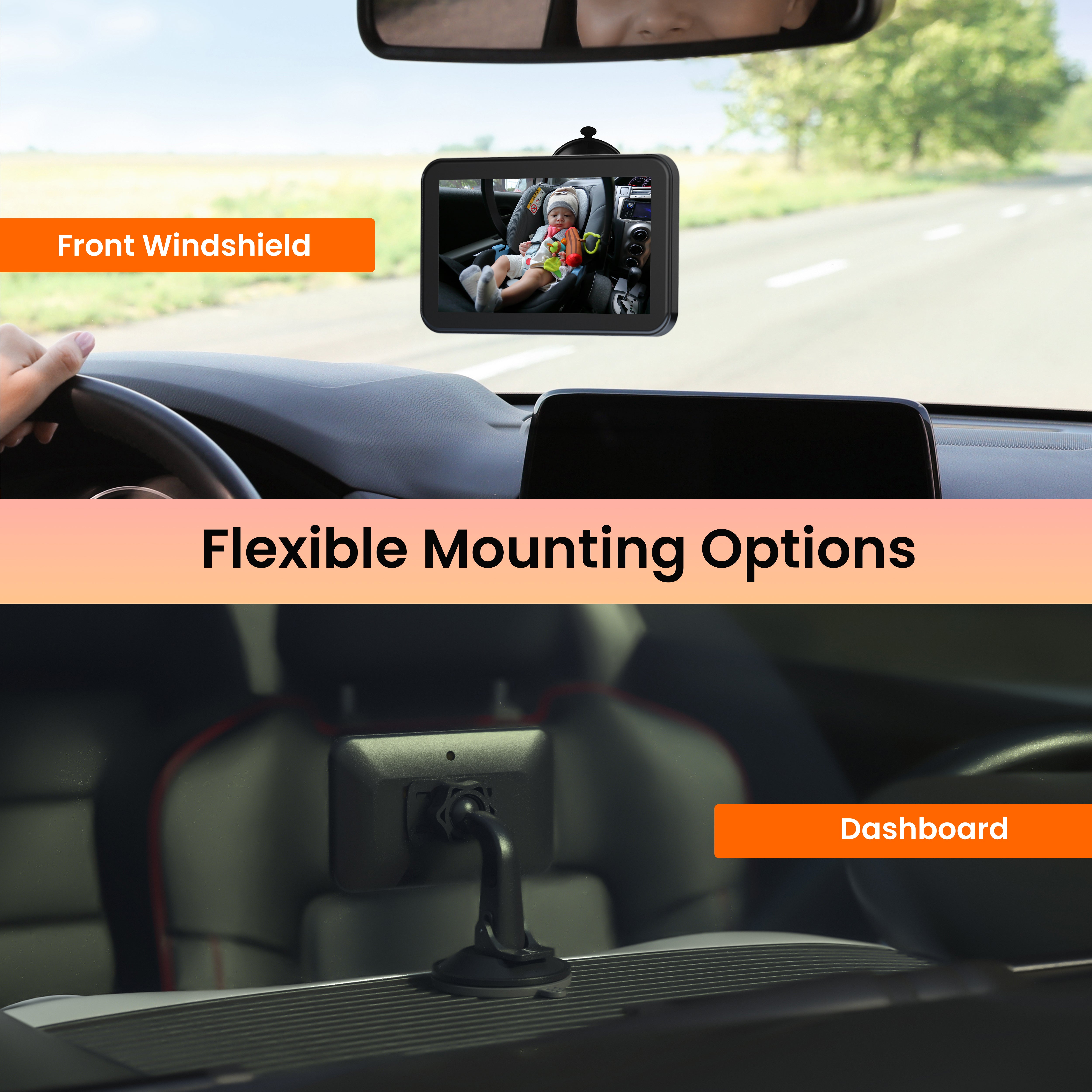 Rexing BC500 In-Car Baby Monitor HD 1080p & Infrared Night Vision