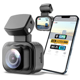 Rexing C1 Plus Ultra HD 4K Dash Cam with Wi-Fi & Built-in GPS, 170° Wide Angle, Parking Monitor, Loop Recording, G-Sensor, WDR, 32GB microSD Card Included