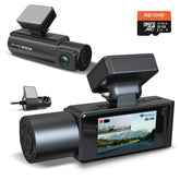 Rexing C2 Pro 4K Dual Dash Cam with Front & Rear 4K, 5GHz Wi-Fi, Parking Mode, 32GB Card