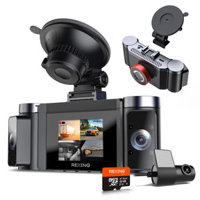 Rexing C4 4-Channel Dash Cam with All-Around 1080p, Wi-Fi App Control, Parking Mode, 64GB Card