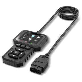 Rexing OBD2 Scanner - Enhanced Universal Car Code Reader & Diagnostic Tool for All OBDII Cars Since 1996, Read/Clear Engine Fault Codes, Check Smog Readiness, Live Data & Freeze Frame (Black)