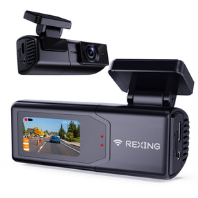 Rexing – SC4KS Ultra HD Car Dash Cam with Wi-Fi Bundle
