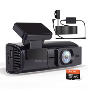 Rexing – SC4KS Ultra HD Car Dash Cam with Wi-Fi Bundle