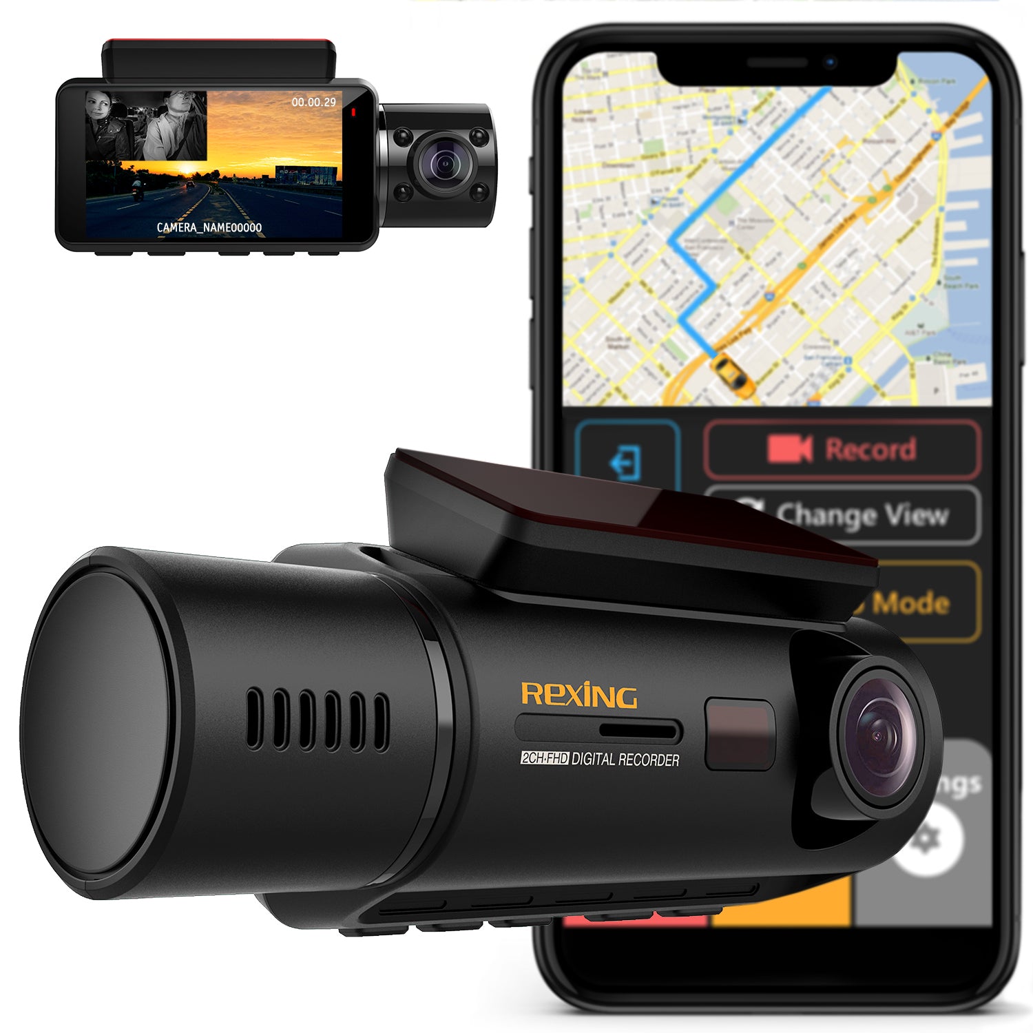 Rexing V3 Dual Camera