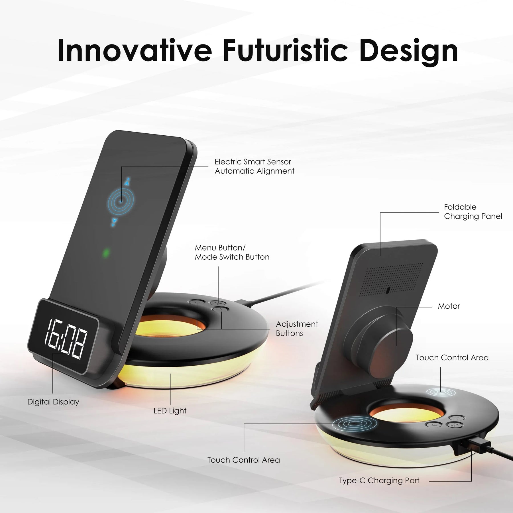 Estación de carga inalámbrica 3 en 1 Rexing