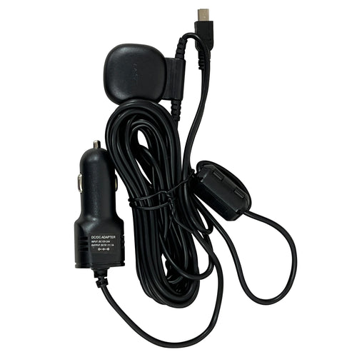 Rexing S3 car charger with integrated GPS logger and charging cable